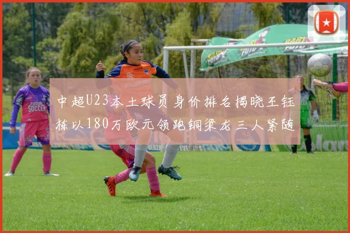 中超U23本土球员身价排名揭晓王钰栋以180万欧元领跑铜梁龙三人紧随其后